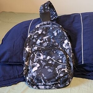 Tumi Voyageur Nadia Convertible Backpack Sling - Indigo Floral